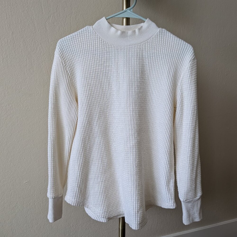 Madewell waffle knit thermal long sleeve tee, XXS but fits like XS
